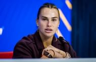 Aryna Sabalenka during Media Day at the US Open in New York City (Photo by Getty Images)